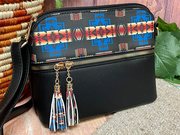 Native Inspired Crossbody Shoulder Bag