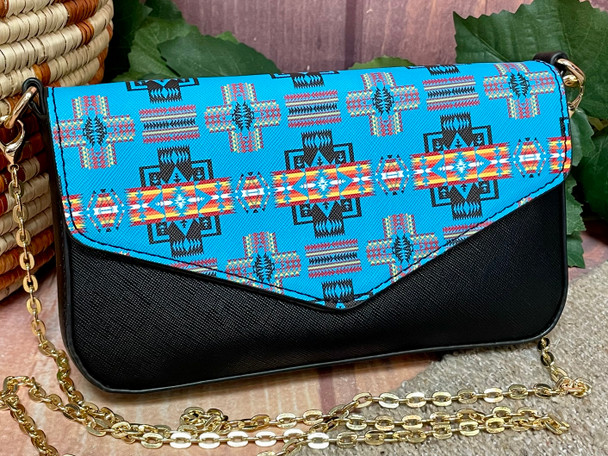 Native Inspired Envelope Handbag