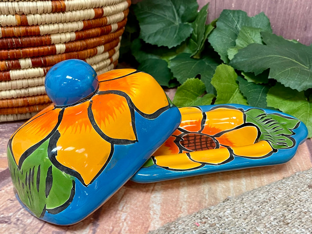 Hand Painted Talavera Butter Dish