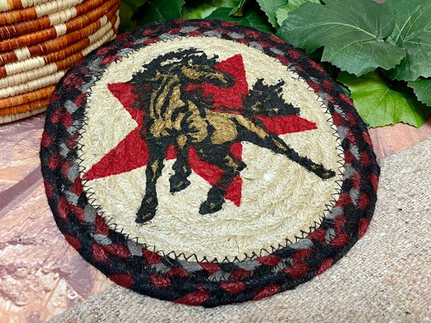 Southwestern Jute Trivet -Bronco