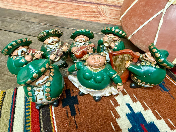 Mariachi Fiesta 7pc Pottery Set