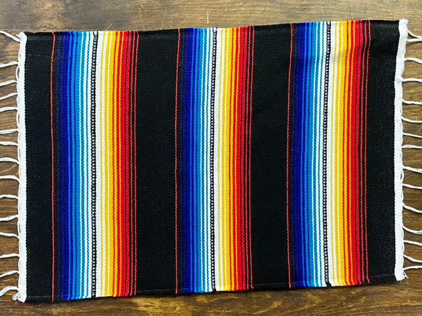 Serape Placemat -Black