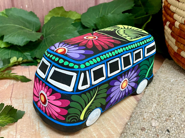 Hand Painted Ceramic Van