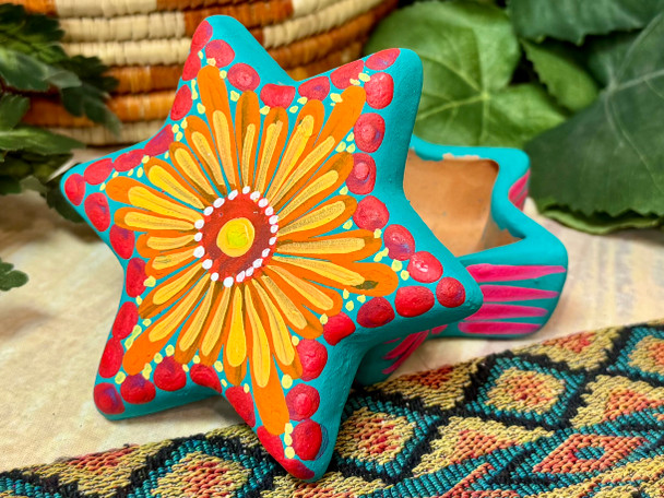 Clay Matte Jewelry Box w/ Lid -Star