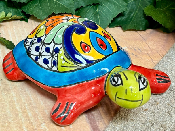 Mexican Talavera Turtle