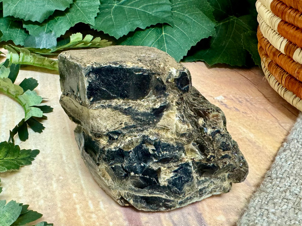 Natural Blue Amber Stone