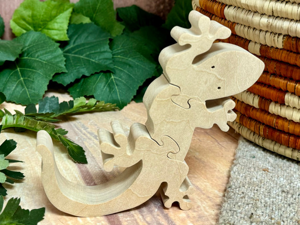 Wood Jigsaw Puzzle -Lizard