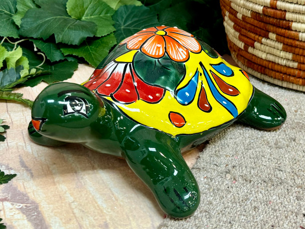 Mexican Talavera Turtle