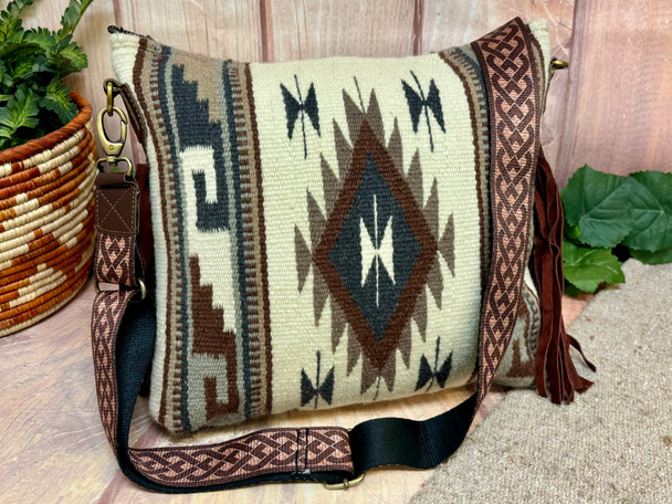 Southwestern Wool Purse 16"x15"