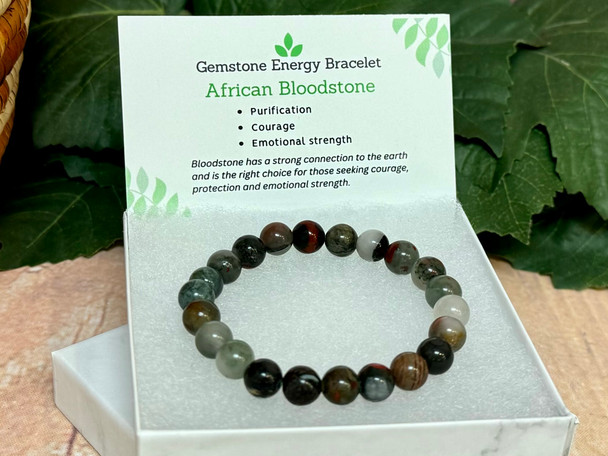 African Bloodstone Energy Bracelet