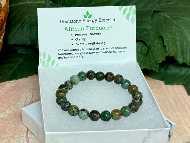 African Turquoise Energy Bracelet