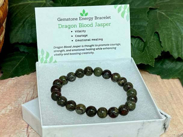 Dragon Blood Stone Energy Bracelet