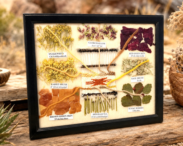 Navajo Indian Natural Dye Chart