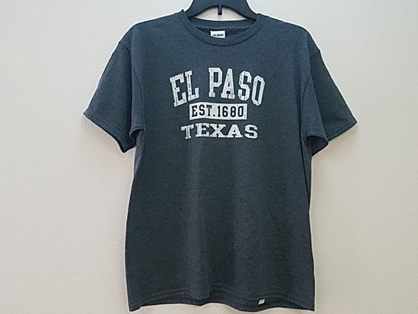 Premium Kids Size El Paso T Shirt -Graphite