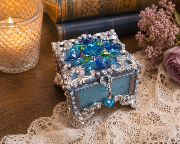 Stained Glass Fairy Ring Box