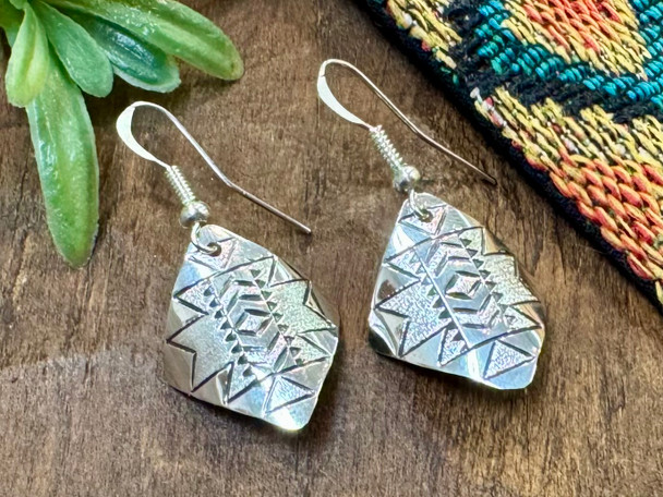 Native American Sterling Silver Earrings