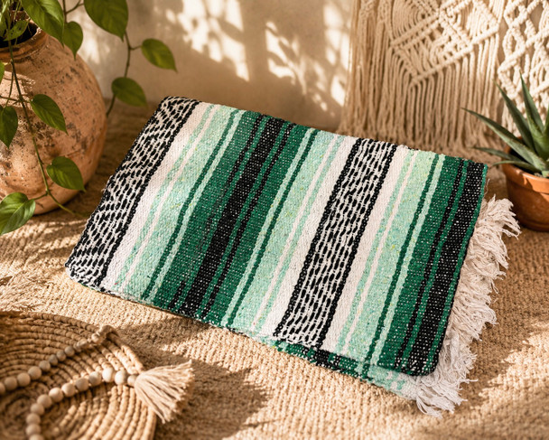 Traditional Mexican Falsa Blanket