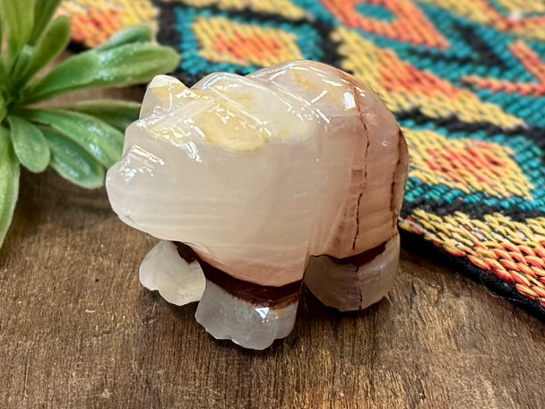 Natural Onyx Stone Bear