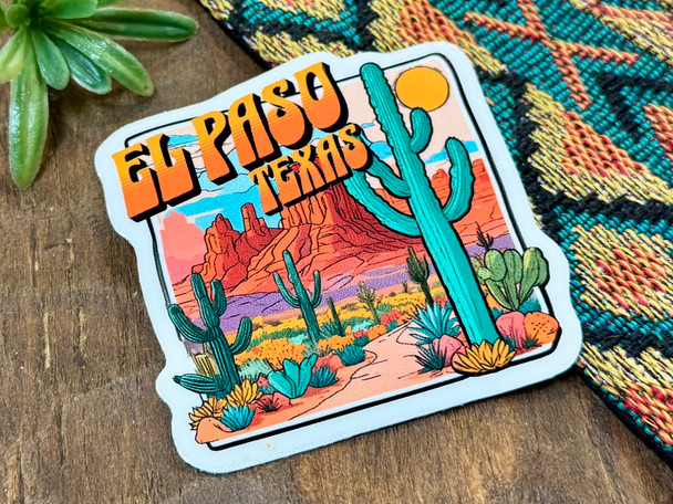 El Paso Texas Alien Sticker