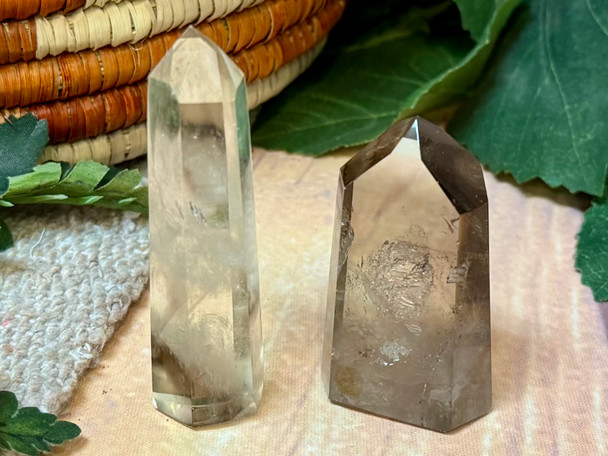Crystal Towers -Smokey Quartz