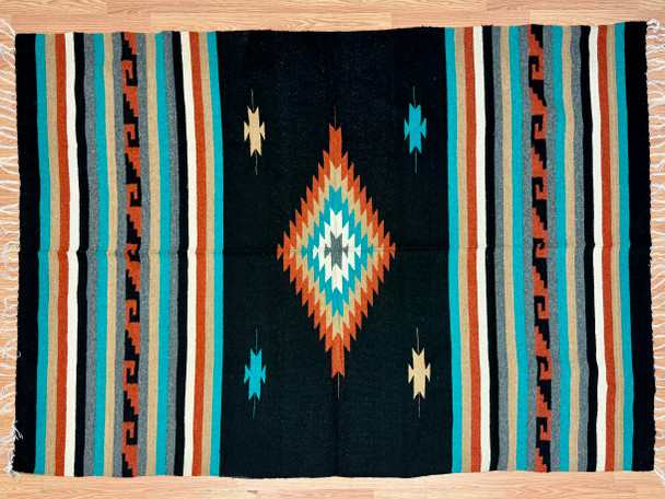 Old Style Silverton Mexican Blanket 5x7