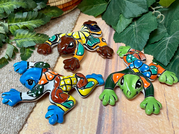 Assorted Hand Painted Talavera Frogs