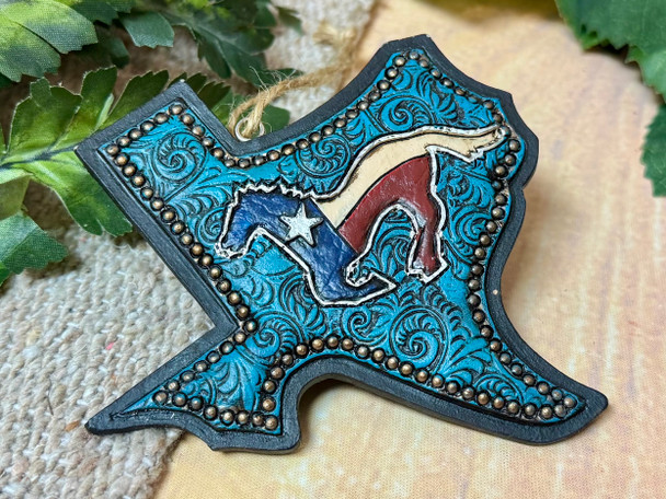 Western Texas Ornament -State of Texas
