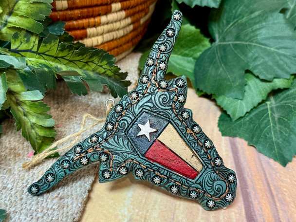 Western Texas Ornament -Longhorn