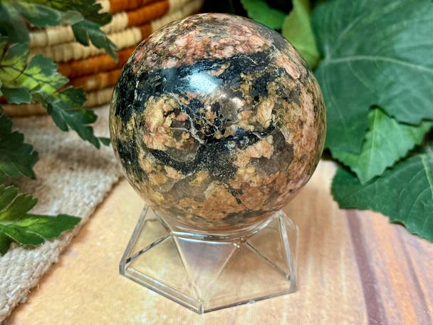 Red Feldspar Energy Spere