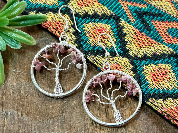 Tree of Life Chakra Earrings
