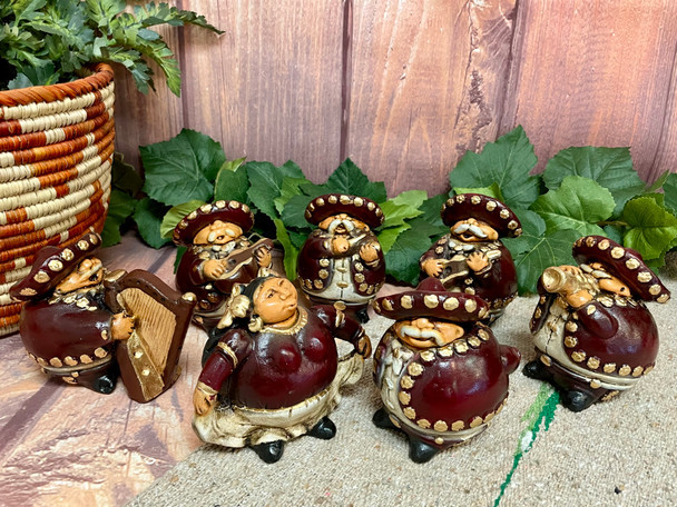 Mariachi Fiesta 7pc Pottery Set