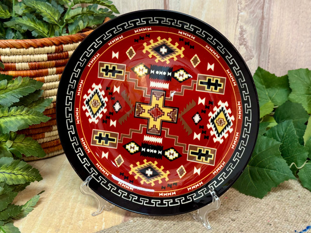 Southwest Ceramic Plate -Navajo Storm