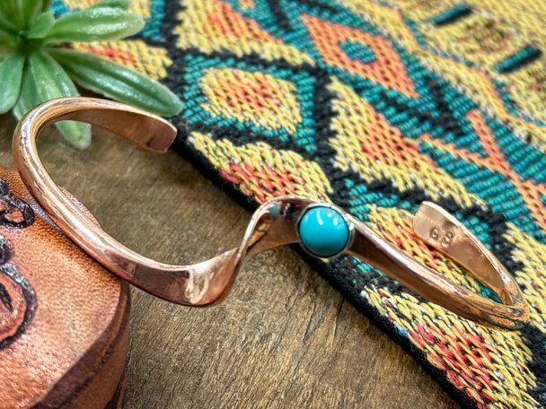 Navajo Copper Cuff Bracelet
