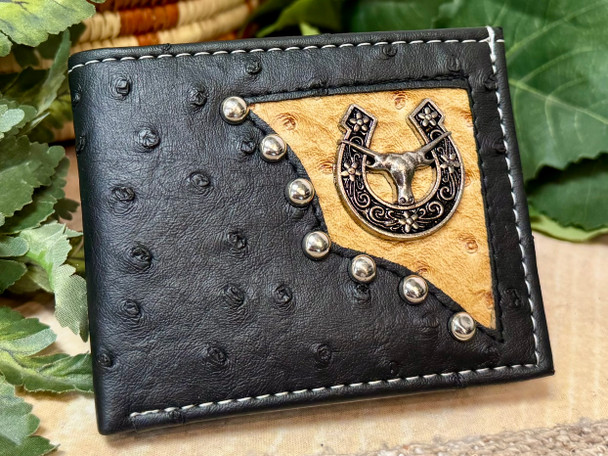 Men's Leather Bi-Fold Wallet