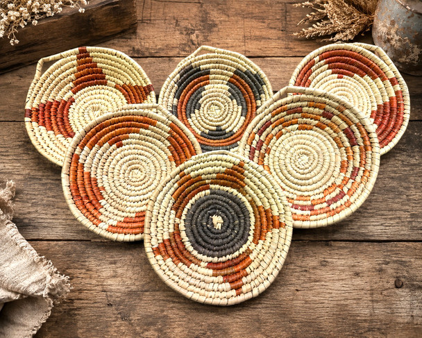 Miniature Handwoven Basket Set