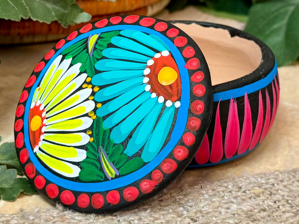 Mexican Clay Jewelry Box