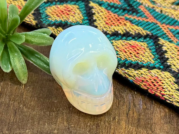 Carved Opalite Skull