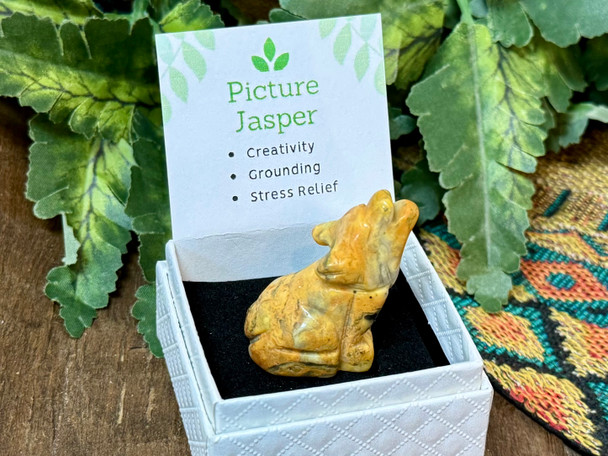 Picture Jasper Crystal Wolf