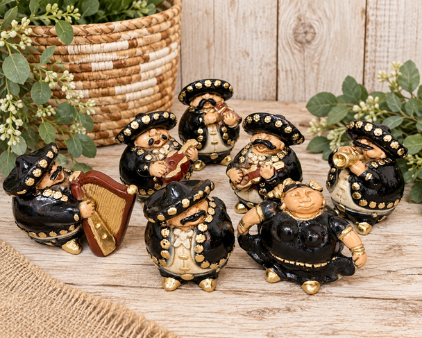 Mariachi Fiesta 7pc Pottery Set