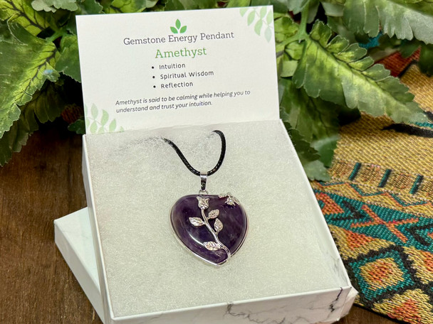 Amethyst Pendant Necklace