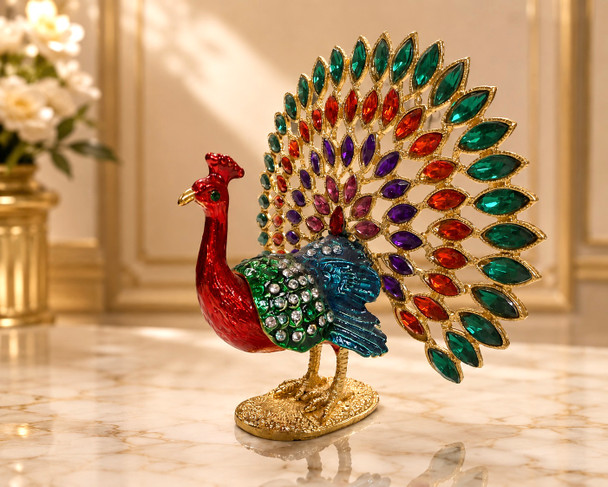 Peacock Jewelry Box