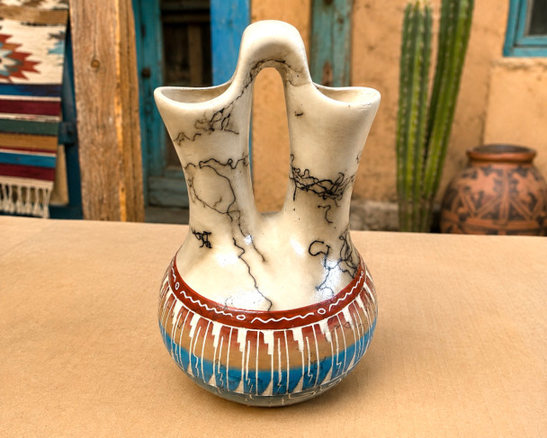 Navajo Horsehair Wedding Vase