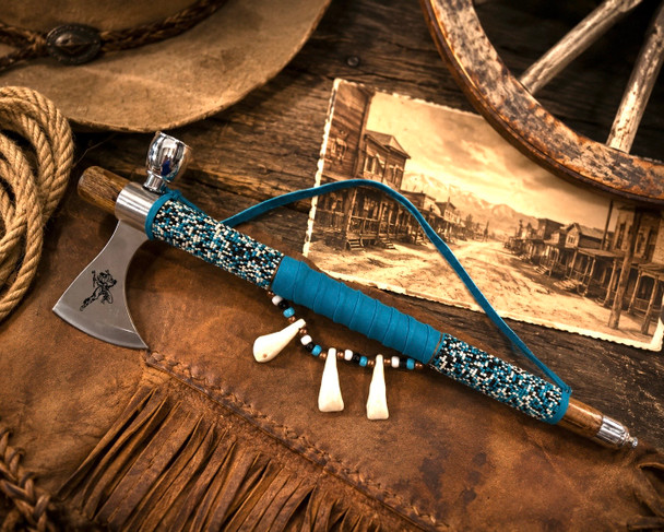 Creek Indian Tomahawk Pipe