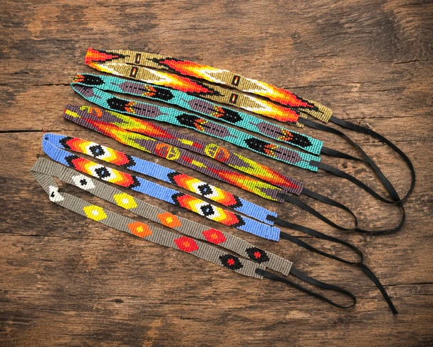 Assorted Seed Bead Hat Bands