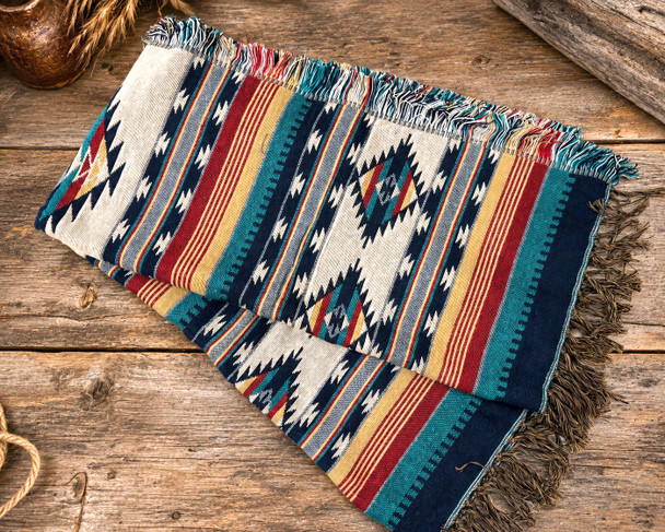 Southwestern Woven Tapestry Throw