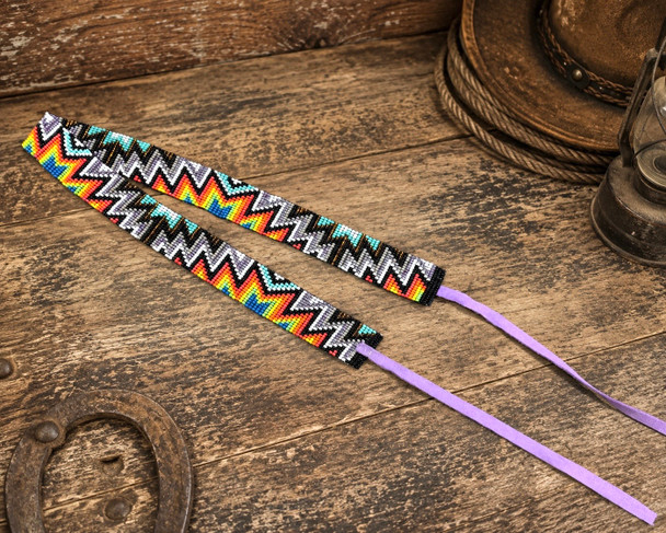 Southwestern Seed Bead Hat Band