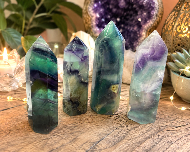 Crystal Fluorite Towers
