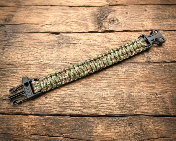 outdoor survival paracord bracelet