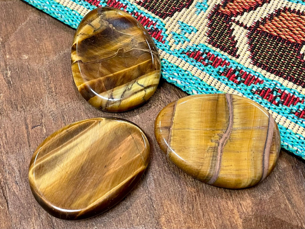 Tigers Eye Worry Stone