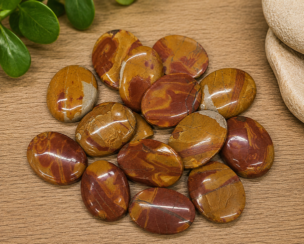 Worry Stone -Picture Jasper